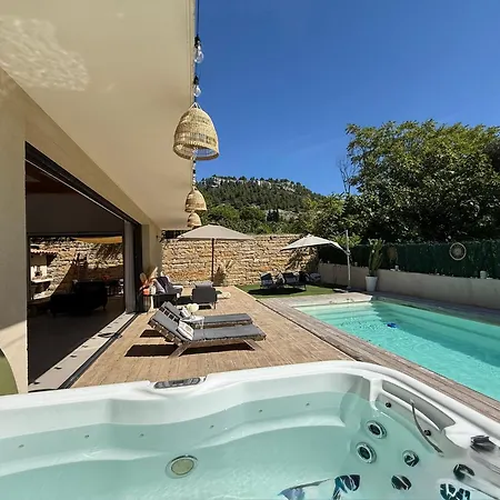 Villa Au Coeur Des Vignes Avec Jacuzzi Prive